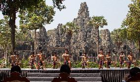 CAMBODIA-SIEM REAP-CHINA-MARTIAL ARTS-PERFORMANCE