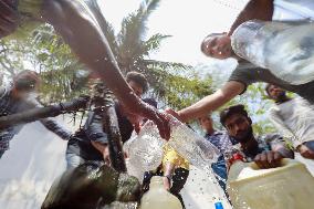 Water Crisis In The Hot Summer Day - Bangladesh