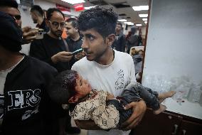 Injured Palestinians