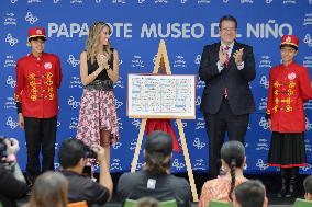 Presentation Of The Commemorative Ticket Of The National Lottery, On The Occasion Of The 30th Anniversary Of The Papalote Museo