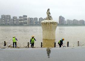 Beijiang River Flood Recedes in Qingyuan
