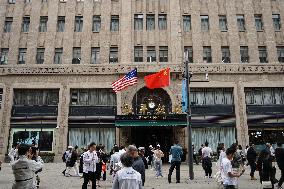 Antony Blinken Stay at Peace Hotel in Shanghai