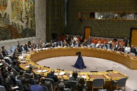 UNSC meeting on space nuclear arms race