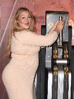 Iskra Lawrence Visits Empire State Building To Honor Infertility Week - NYC