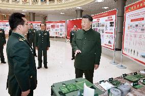CHINA-XI JINPING-ARMY MEDICAL UNIVERSITY-INSPECTION (CN)