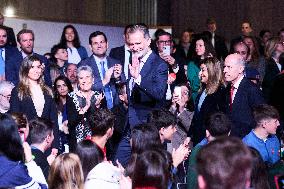 King Felipe VI Attends Princess of Girona 'Research 2024' Award - Spain