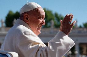 Pope Francis Holds Audience With Azione Cattolica At The Vatican