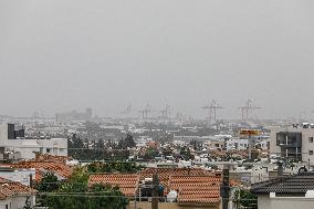 Cyprus : Dust Clouds Over Limassol
