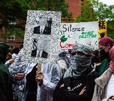 Students establish pro-Palestine encampment at George Washington University