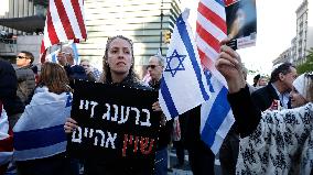 Israelis Hold Protest For The Release Of Hostages