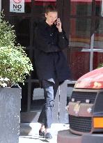 Karlie Kloss Chats On Her Phone - NYC
