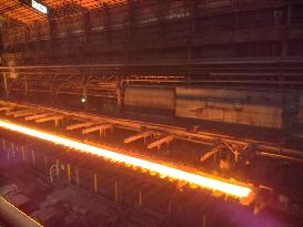 Hot-rolling line at Nippon Steel's Kashima Works