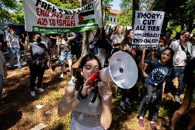 College Protests Over Gaza Sweep Across US - Atlanta
