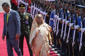 Bangladesh's Prime Minister Sheikh Hasina Makes An Official Visit To Thailand.