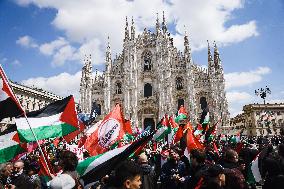 Pro-Palestinian Protest - Milan