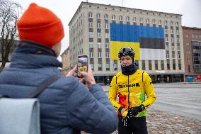 MP cycling from Tallinn to Kyiv in support of Ukraine