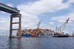 Francis Scott Key Bridge Disaster One Month Later - Baltimore