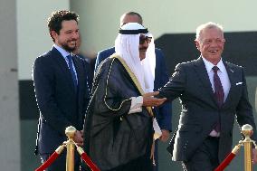 King Of Jordan Receives Emir Of Kuwait - Amman