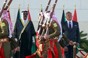 King Of Jordan Receives Emir Of Kuwait - Amman