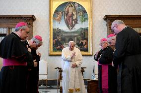 Pope Francis Hosts Private Audience - Vatican