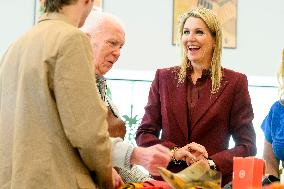 Queen Maxima Visits Schoenenkwartier Museum - Netherlands