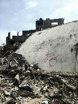 Aftermath Of Khan Yunis After Israeli Withdrawal - Palestine