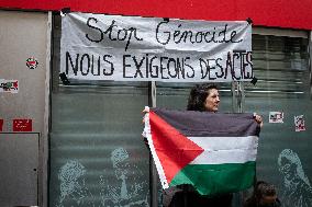 Science Po Paris Pro-Palestine Protest - Paris