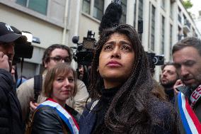 Rima Hassan At Science Po Paris Pro-Palestine Protest - Paris