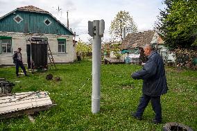 Daily Life In The Village In Kyiv Region, Ukraine