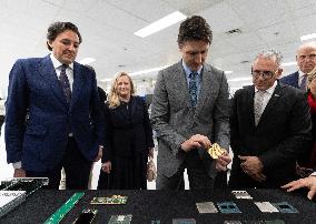 PM Justin Trudeau Makes Announcement At IBM - Canada