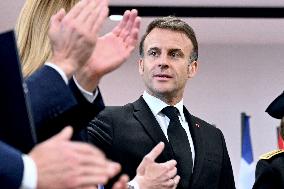 President Macron Visits Strasbourg - France