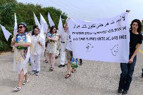 MIDEAST-ISRAEL-GAZA-BORDER-EREZ CROSSING-MARCH-CEASEFIRE
