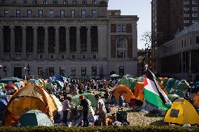 Campus Protests Continue At Columbia University Over Israel-Gaza War