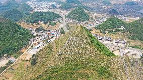 Pyramid-shaped Karst Mountain in Qianxinan