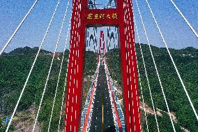 CHINA-GUIZHOU-LONGLI RIVER BRIDGE-OPEN TO TRAFFIC (CN)