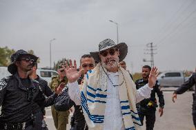Rabbis for Ceasefire Demonstration Gaza Border