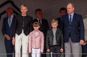 NO TABLOID - Monaco’s Princely Family At ABB Formula-2024 Monaco E_Prix - Monaco