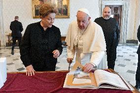 Pope Francis Receives Dilma Rousseff - Vatican