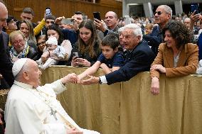 Pope Francis Attends The Caress And The Smile Event - Vatican