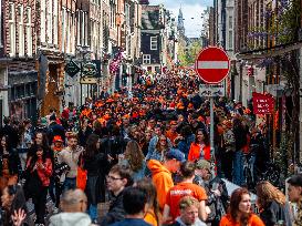 King's Day Celebrated In Amsterdam.