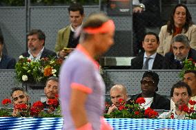 Mutua Madrid Open - VIPs Watch Nadal Plays De Minaur