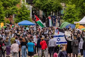 Gaza Campus Protests Spread Across The US - Washington