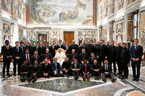 Pope Francis Meets Spanish Seminarians - Vatican