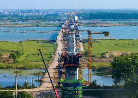 Nanjing-Huai'an Intercity Railway Construction