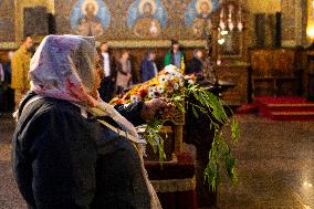 Orthodox Palm Sunday In Bulgaria.