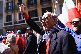 Italy's Liberation Day Demonstration In Milan