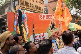 Lord Ram Poster Defaced With Black Paint In India