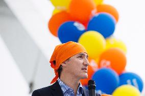 Trudeau Attends Khalsa Day Celebrations - Toronto