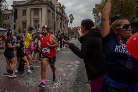 16th Version Of Santiago Marathon In Chile.