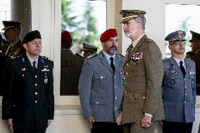 King Felipe Visits NATO's IED Center of Excellence - Madrid